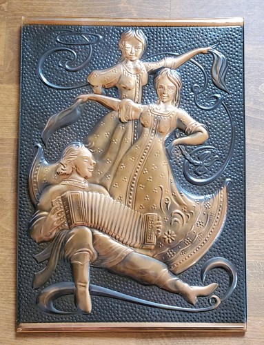 Kupferbild relief akkordeon - kupferbild, *akkordeon