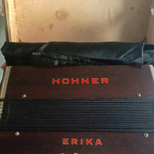 Hohner erika akkordeon - erika, schwarz