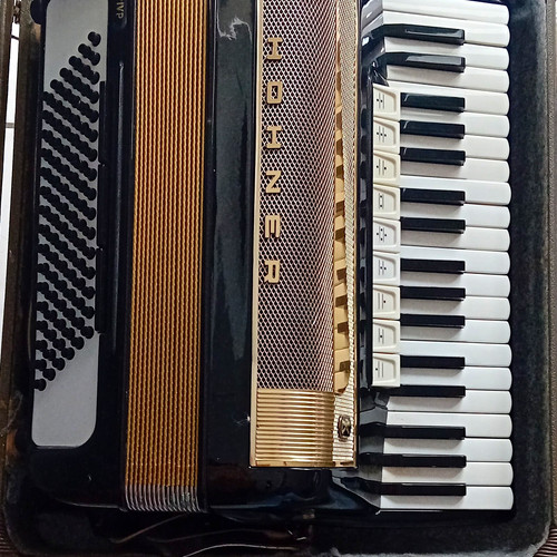 Hohner pianoakkordeon 120 bass - hohner,